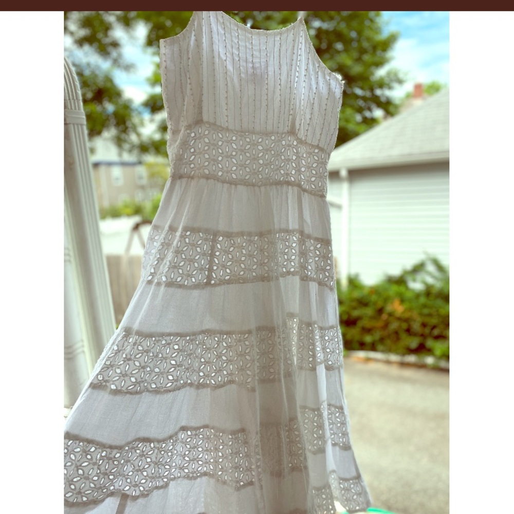 Beautiful white maxi dress